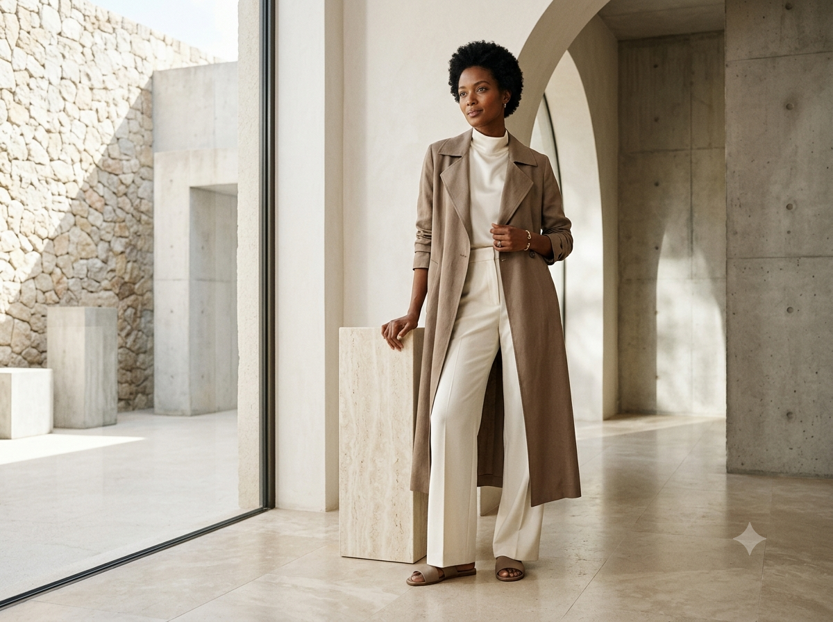 Garments carefully arranged for sourcing and selection