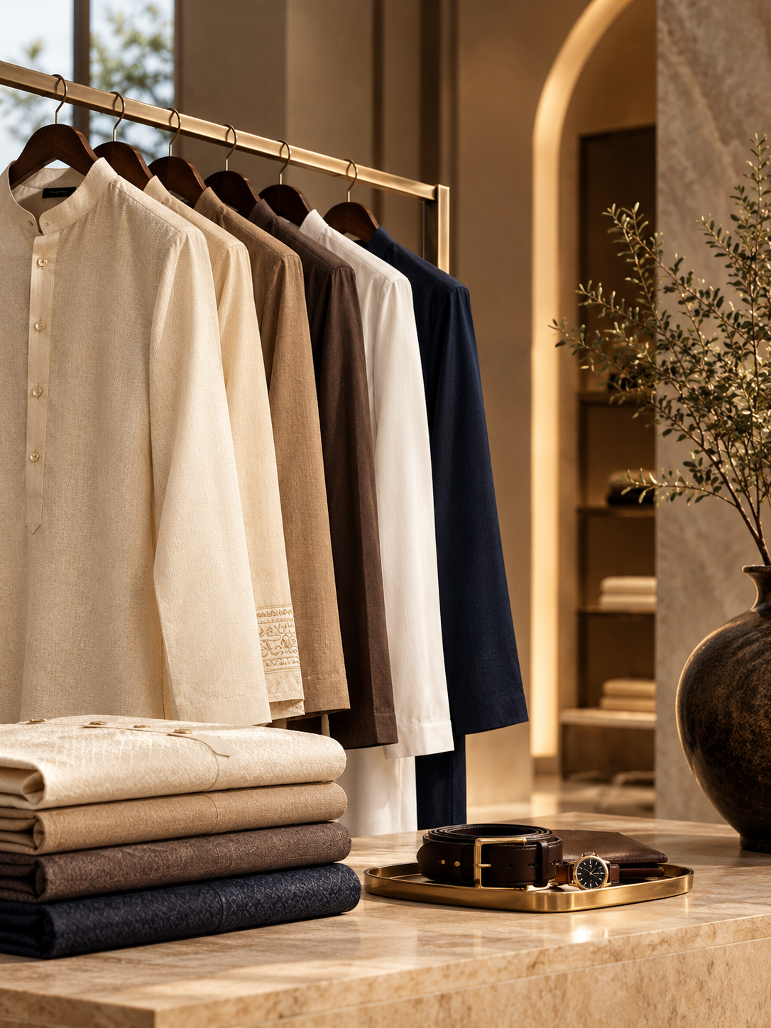 Garment sourcing and showroom display